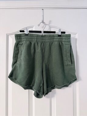 Aerie Green Sweat short Size Medium